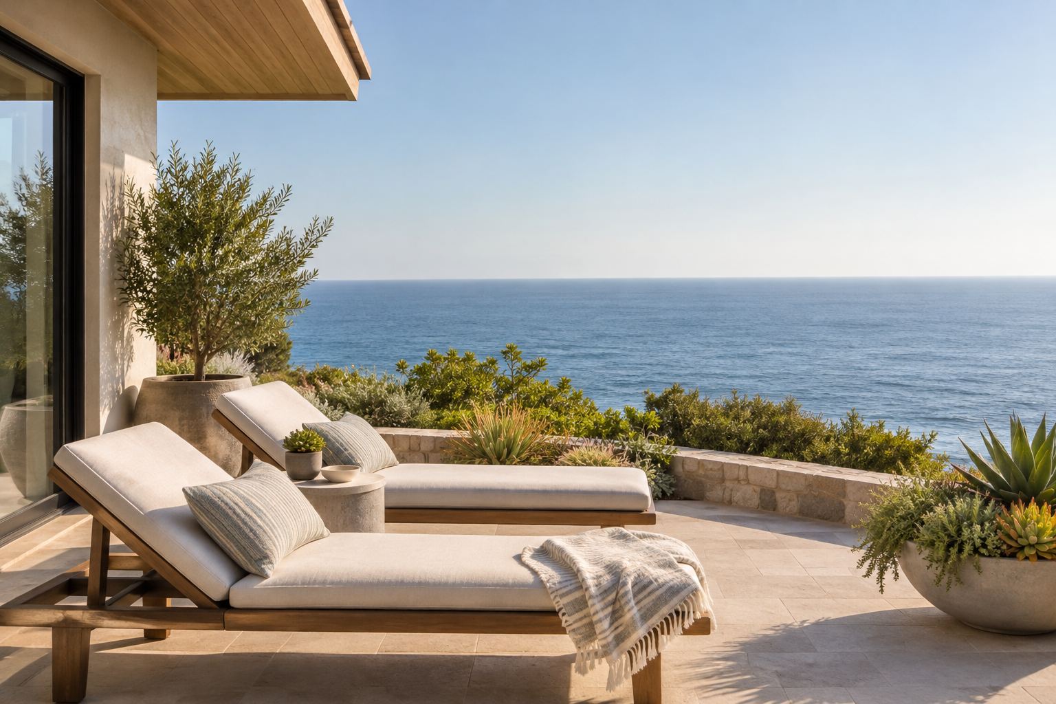 A cozy Newport Beach living room, illustrative